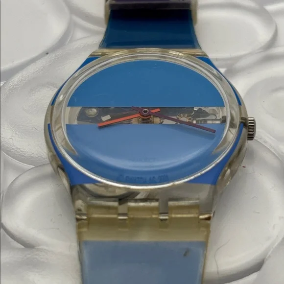Swatch Watch - GK376 - Blue Painted Time - Picture 9 of 11